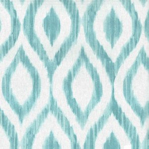 Zorro Ocean Breeze by Norbar Fabric Color/AQUA-TEAL-SPA 100% COTTON DUCK TURKMANISTAN 18"V 13 1/2"H 54 - Fabric Carolina -