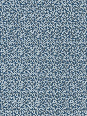 Hele Bay Cobalt ZS69490001 by Old World Weavers Designer Fabric DORSET COAST 100% LINEN INDIA LIGHT DUTY Horizontal: 5" and Vertical: 5" 55 - Swanky Fabrics -