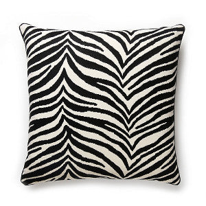 Singita Pillow/Black & White by Scalamandre Pillow