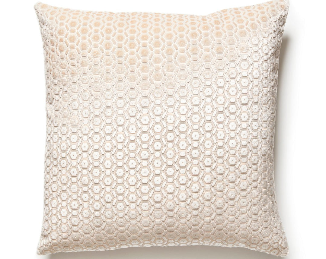 Manetta Pillow 22 X 22 - Shell Pink ZSMANEPILL0002 by Scalamandre Designer Pillow