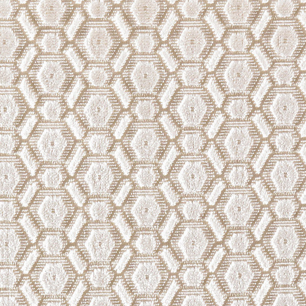 Manetta/Ivory MANE-003 by Old World Weavers Fabric SCALAMANDRE WAREHOUSE 56% CUPRO VISCOSE 44% COTTON INDIA MEDIUM DUTY Horizontal: 1.5" and Vertical: 1.75" 54" - Fabric Carolina -