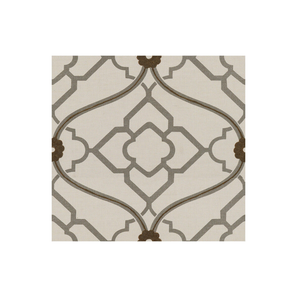 Zuma Steel by Kravet Design Fabric CANDICE OLSON COLLECTION COTTON - 100% India LIGHT Horizontal: 13.5 and Vertical: 13.5 55 - Fabric Carolina -
