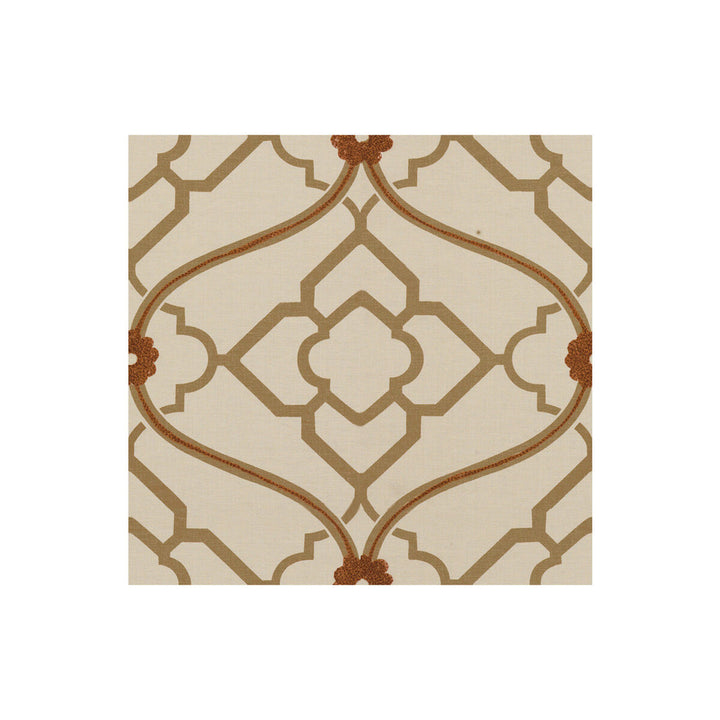 Zuma Ginger by Kravet Design Fabric CANDICE OLSON COLLECTION COTTON - 100% India LIGHT Horizontal: 13.5 and Vertical: 13.5 55 - Fabric Carolina -