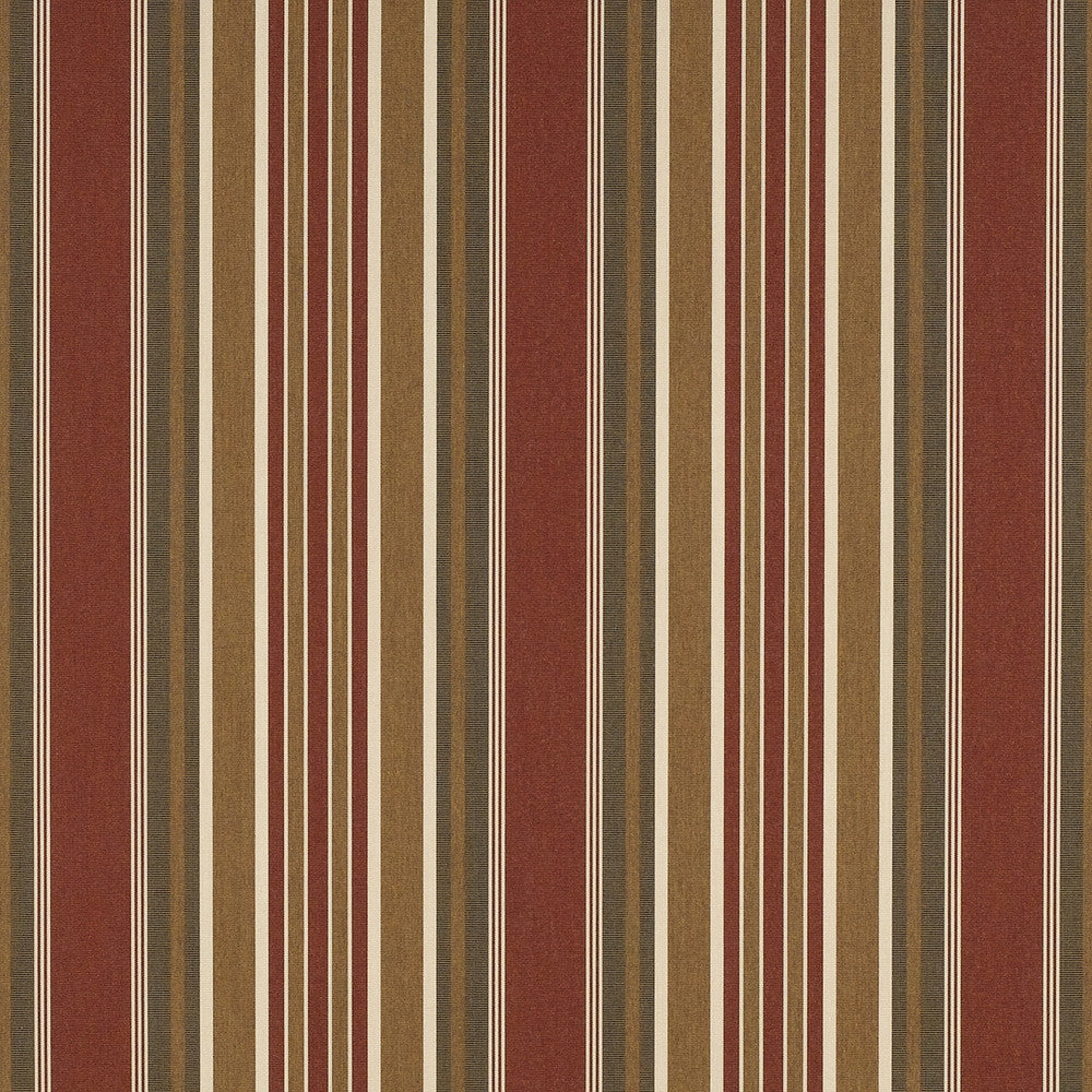 4813 Eastland Redwood by Sunbrella Fabric Sunbrella Awning Stripes 100% Sunbrella® Acrylic USA or Imported 10-Year Horizontal: and Vertical: 46 in. - Fabric Carolina -