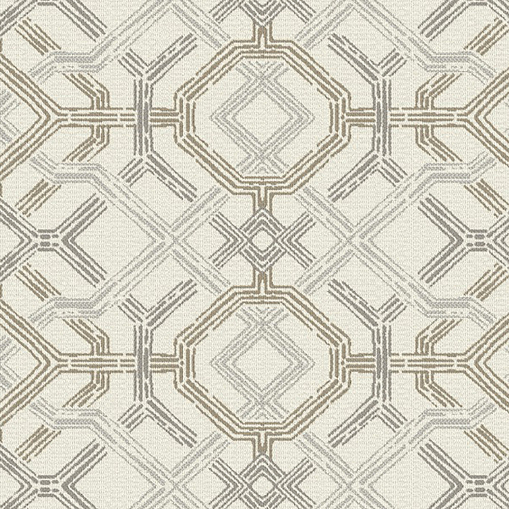 145469-0002 Sketched Fretwork Dune by Sunbrella Fabric Sunbrella Acrylic USA or Imported 5-Year Horizontal: 14 in. and Vertical: 6.7 in. 54 in. - Fabric Carolina -