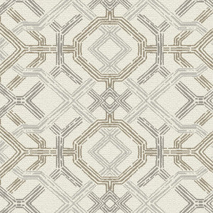145469-0002 Sketched Fretwork Dune by Sunbrella Fabric