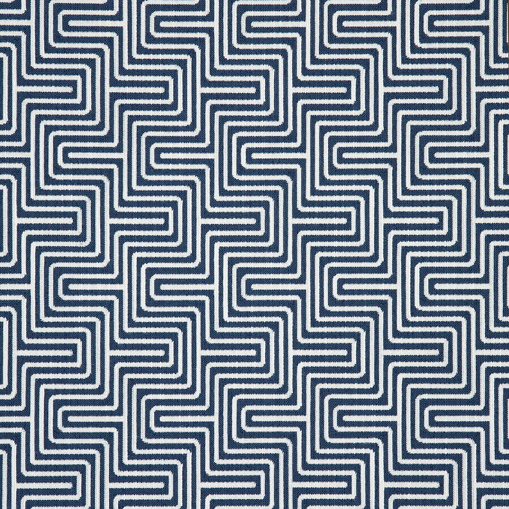 Figure Indigo 145868-0006 by Sunbrella Fabric 100% Sunbrella® Acrylic 27500 Horizontal: 3.5 in. and Vertical: 9.67 in. 54 in. - Fabric Carolina -