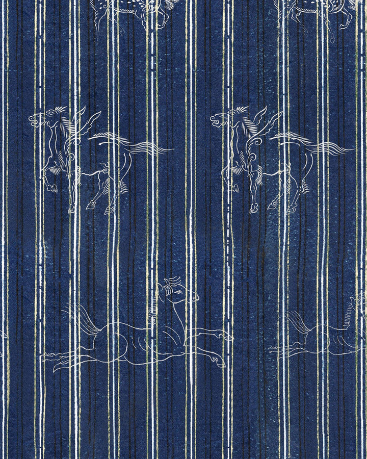 Mind The Gap Wallpaper A FABLE Indigo Wallpaper (WP30003) | WP30003 | TRANSYLVANIAN ROOTS | 1 roll x 20.5 x 393.7 in | 0.52m / 20.5in | 10m / 393.7in | 5.20mp | 70cm / 27.6in | Black, Indigo, White | Satin Matte | Paste the wall | 1-roll in a box | Fabric Carolina | https://www.fabriccarolina.com/