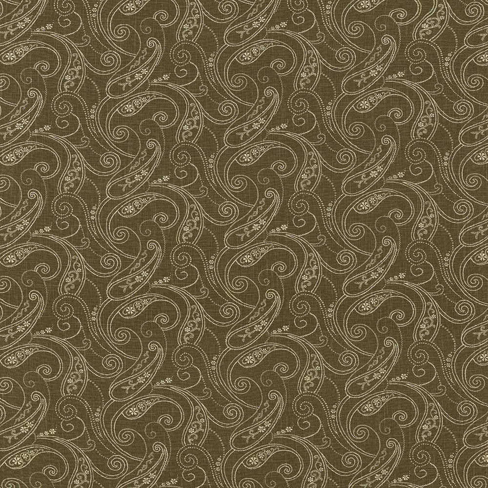A Stitch In Time Mocha by Kasmir Fabric 1416 55% Linen 45% Rayon CHINA 12,000 Wyzenbeek Double Rubs H: 18 inches, V:9 inches 54 - 55 - Fabric Carolina - Kasmir