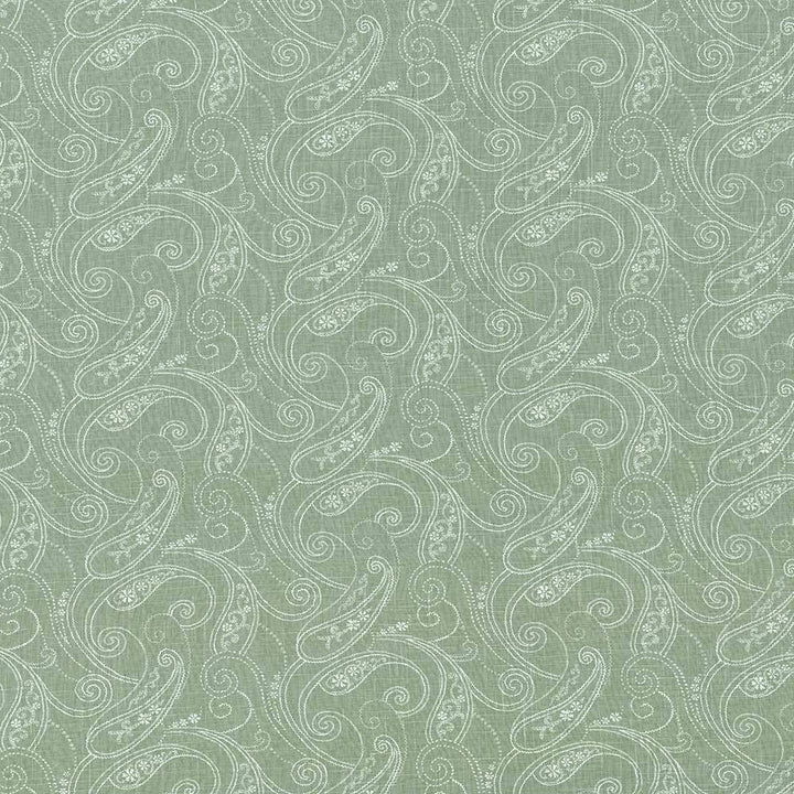 A Stitch In Time Sage by Kasmir Fabric 1420 55% Linen 45% Rayon CHINA 12,000 Wyzenbeek Double Rubs H: 18 inches, V:9 inches 54 - 55 - Fabric Carolina - Kasmir