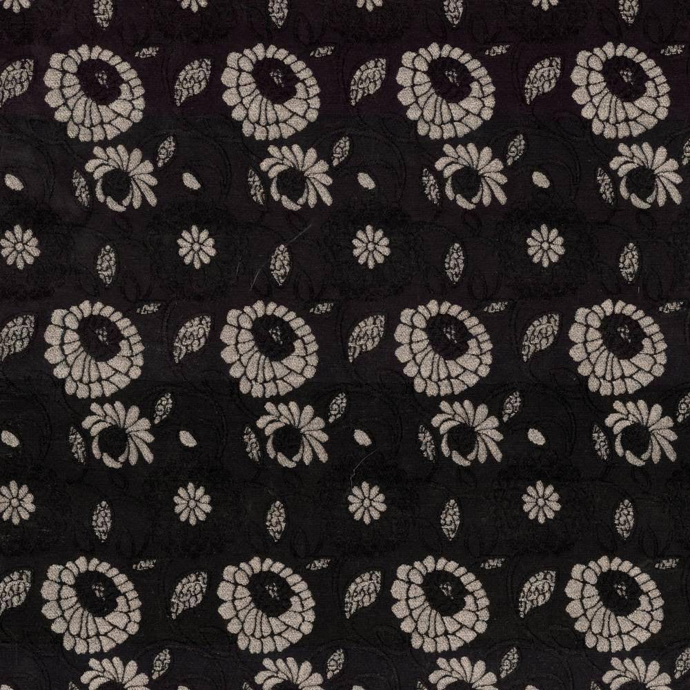 Aalsmeer Garden Noir by Kasmir Fabric 8000 88% Rayon 12% Polyester CHINA 30,000 Wyzenbeek Double Rubs H: 4 4/8 inches, V:7 inches 54 - 56 - Fabric Carolina - Kasmir