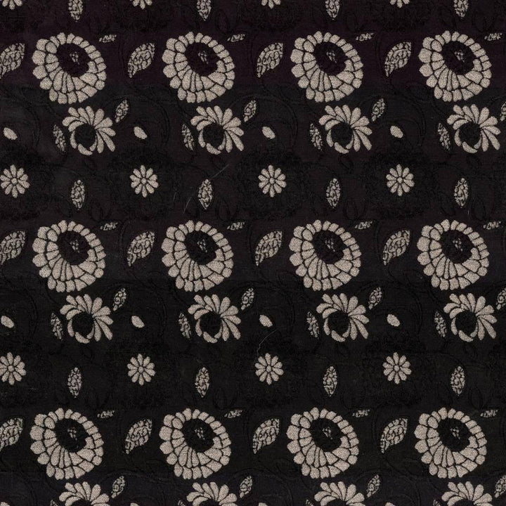 Aalsmeer Garden Noir by Kasmir Fabric 8000 88% Rayon 12% Polyester CHINA 30,000 Wyzenbeek Double Rubs H: 4 4/8 inches, V:7 inches 54 - 56 - Fabric Carolina - Kasmir