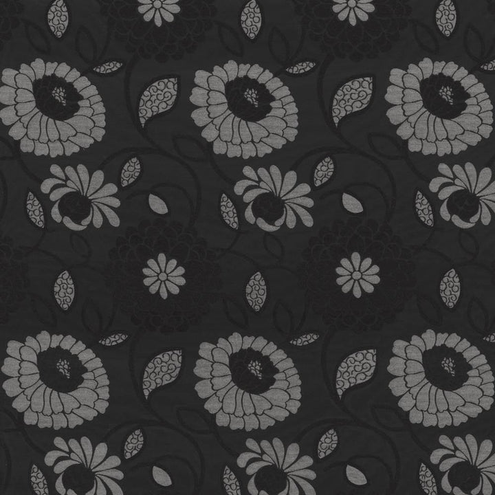 Aalsmeer Noir by Kasmir Fabric 8000 88% Rayon 12% Polyester CHINA 30,000 Wyzenbeek Double Rubs H: 14 inches, V:20 4/8 inches 54 - 56 - Fabric Carolina - Kasmir