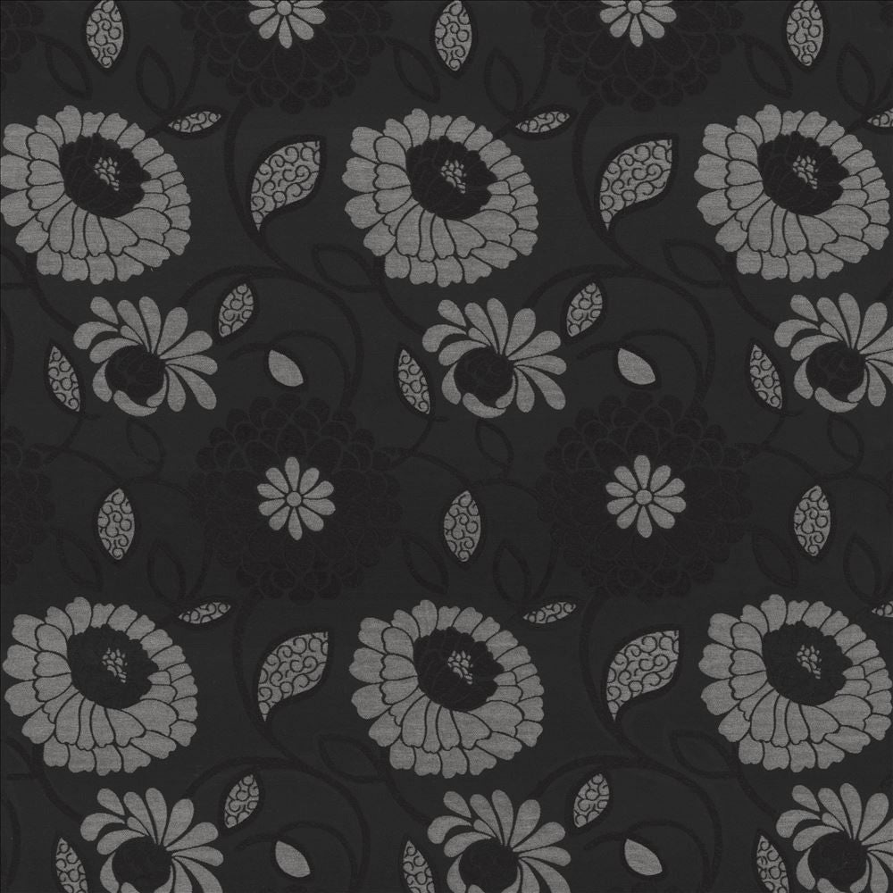 Aalsmeer Noir by Kasmir Fabric 8000 88% Rayon
12% Polyester
 CHINA 30,000 Wyzenbeek Double Rubs </p><p>Repeat: Horizontal: 14 inches and Vertical: 20 4/8 inches 54 - Fabric Carolina -