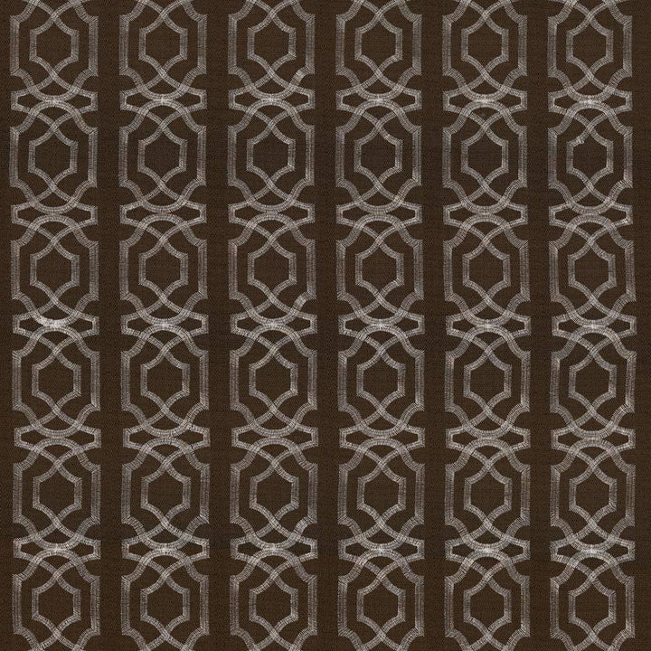 Abacot Chocolate by Kasmir Fabric 5068 100% Polyester
Embroidery
100% Polyester
 CHINA </p><p>Repeat: Horizontal: 3 4/8 inches and Vertical: 3 6/8 inches 55 - 58 - Fabric Carolina -