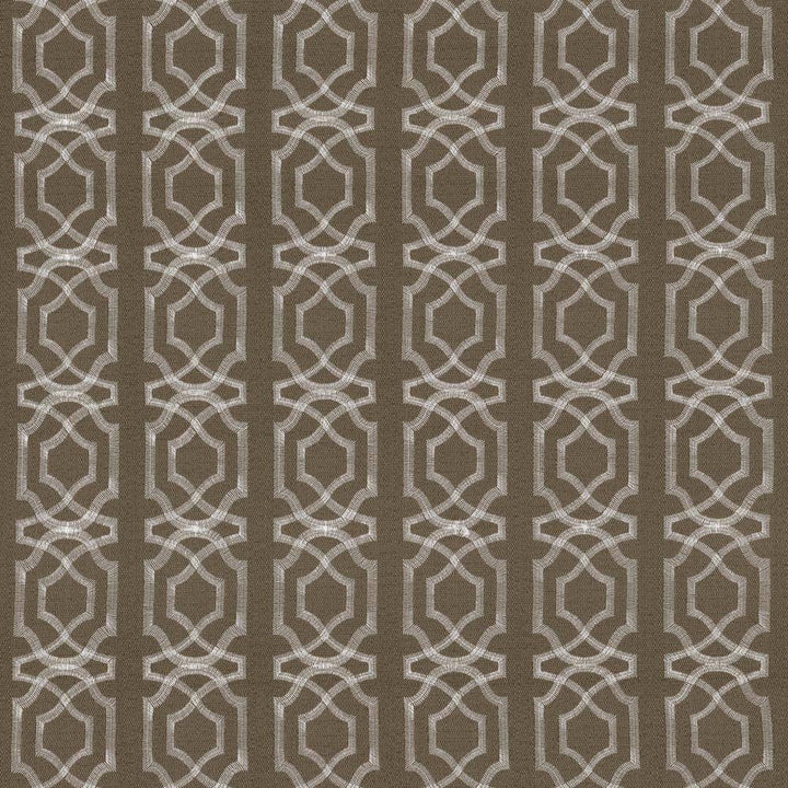 Abacot Taupe by Kasmir Fabric 5068 100% Polyester Embroidery Contents 100% Polyester CHINA Not Tested H: 3 4/8 inches, V:3 6/8 inches 57 - 58 - Fabric Carolina - Kasmir