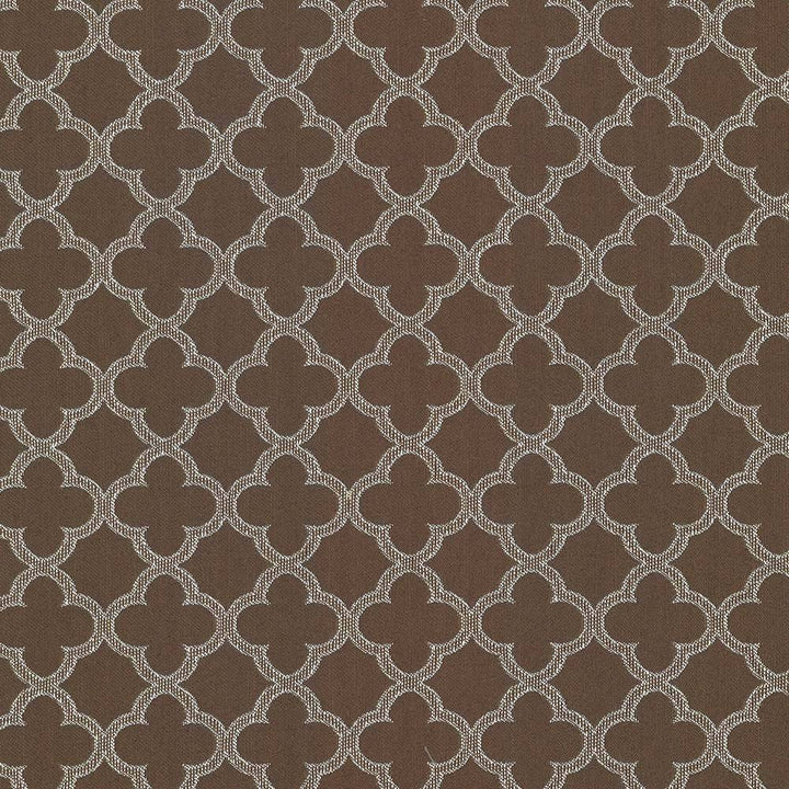 Abberley Trellis Chocolate by Kasmir Fabric 1438 67% Rayon 33% Polyester CHINA 18,000 Wyzenbeek Double Rubs H: 1 4/8 inches, V:1 4/8 inches 54 - Fabric Carolina - Kasmir