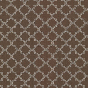 Abberley Trellis Chocolate by Kasmir Fabric