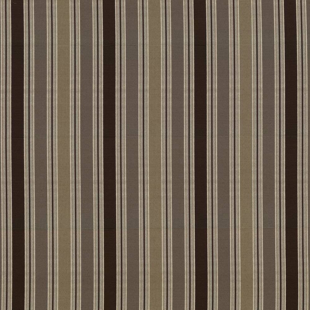 Abbot Stripe Coffee by Kasmir Fabric 5068 56% Cotton 44% Polyester TAIWAN 30,000 Wyzenbeek Double Rubs H: 6 7/8 inches, V:N/A 54 - 55 - Fabric Carolina - Kasmir