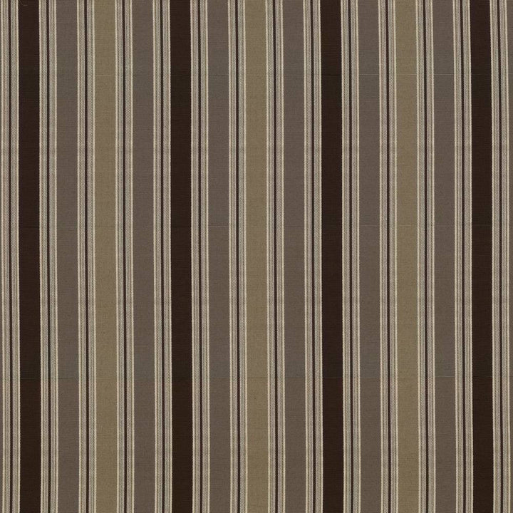 Abbot Stripe Coffee by Kasmir Fabric 5068 56% Cotton 44% Polyester TAIWAN 30,000 Wyzenbeek Double Rubs H: 6 7/8 inches, V:N/A 54 - 55 - Fabric Carolina - Kasmir