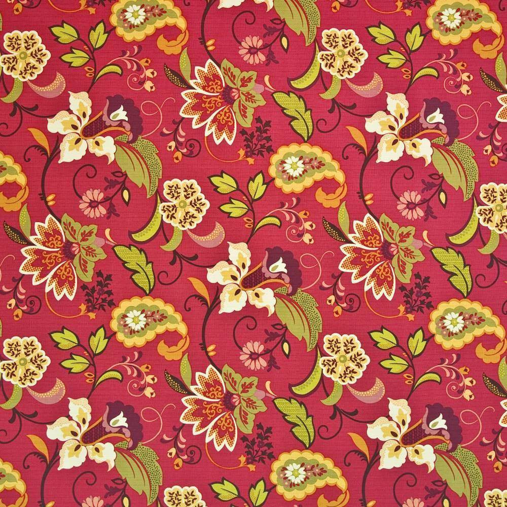 Abercrombie Park Garnet by Kasmir Fabric 1400 100% Cotton KOREA 15,000 Wyzenbeek Double Rubs H: 27 inches, V:27 inches 54 - 55 - Fabric Carolina - Kasmir