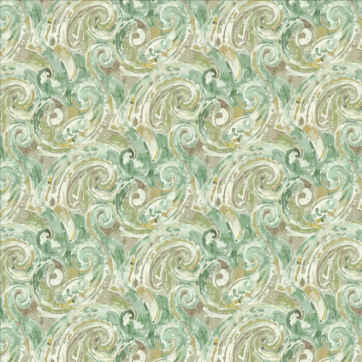 Abstract Paisley Seaspray by Kasmir Fabric 1453 100% Cotton
 SOUTH KOREA 30,000 Wyzenbeek Double Rubs </p><p>Repeat: Horizontal: 18 inches and Vertical: 17 4/8 inches 54 - Fabric Carolina -