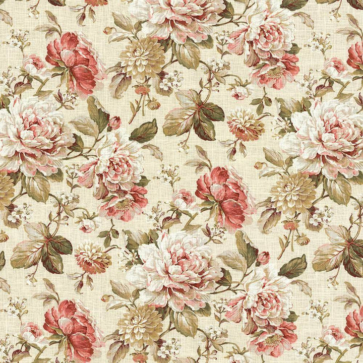 Adamsville Tea Rose by Kasmir Fabric 5080 55% Linen 45% Viscose SOUTH KOREA 15,000 Wyzenbeek Double Rubs H: 27 inches, V:25 2/8 inches 54 - Fabric Carolina - Kasmir