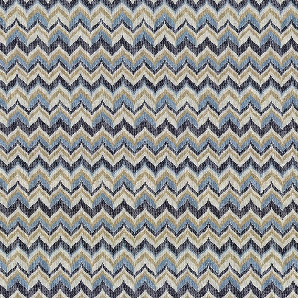 Adderley Monaco Blue by Kasmir Fabric 5072 100% Polyester CHINA 10,000 Wyzenbeek Double Rubs Horizontal: 3 6/8 inches and Vertical: 7 2/8 inches 54 - Fabric Carolina -