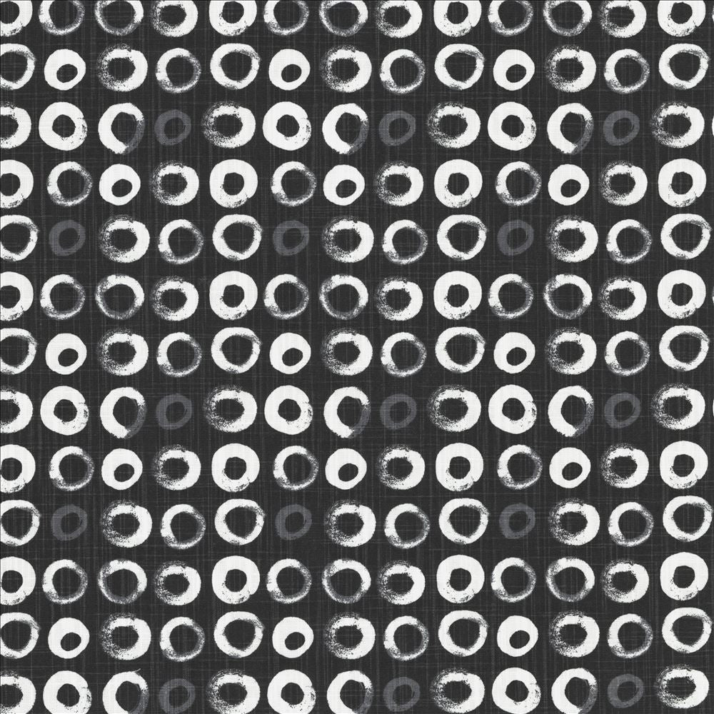 Addison Circle Ink  by Kasmir Fabric 1473 100% Cotton  PAKISTAN 30,000 Martindale Cycles </p><p>Repeat: Horizontal: 5 3/8 inches and Vertical: 6 5/8 inches 54  - Fabric Carolina -
