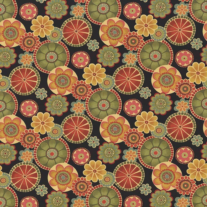 Adelaide Fiesta by Kasmir Fabric 1433 100% Cotton INDONESIA 15,000 Wyzenbeek Double Rubs H: 27 inches, V:27 inches 54 - 55 - Fabric Carolina - Kasmir
