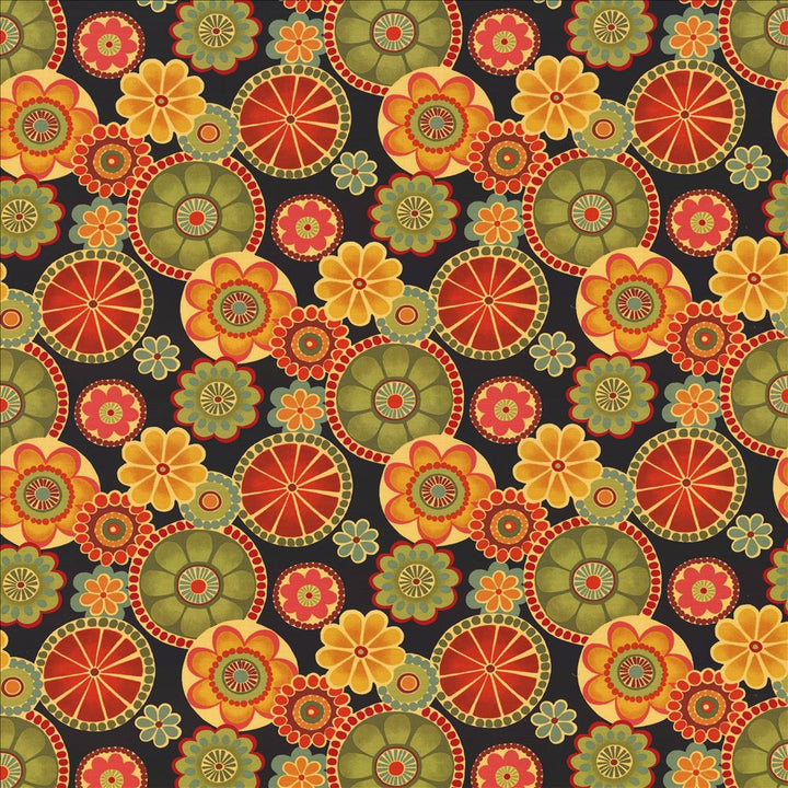 Adelaide Fiesta by Kasmir Fabric 1433 100% Cotton
 INDONESIA 15,000 Wyzenbeek Double Rubs Horizontal: 27 inches and Vertical: 27 inches 54 - Fabric Carolina -