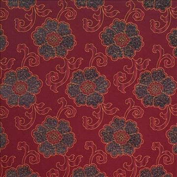Adelaide Park Firethorn by Kasmir Fabric 1397 64% Polyester 36% Rayon CHINA 21,000 Wyzenbeek Double Rubs H: 14 2/8 inches, V: 21 3/8 inches 54 - 56 - Fabric Carolina - Kasmir
