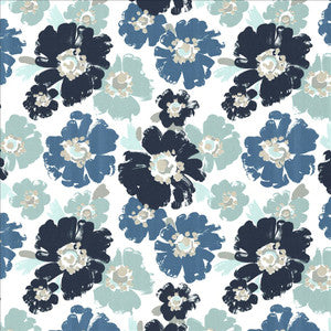 Adelina Indigo  by Kasmir Fabric