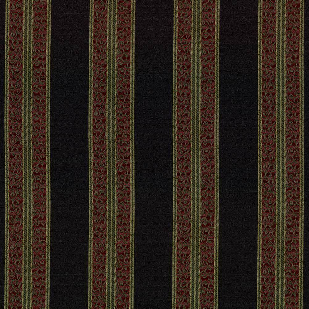 Adored Stripe Onyx by Kasmir Fabric 8003 55% Polyester 45% Viscose CHINA 30,000 Wyzenbeek Double Rubs H: 5 inches, V:N/A 54 - 56 - Fabric Carolina - Kasmir