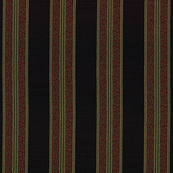 Adored Stripe Onyx by Kasmir Fabric 8003 55% Polyester 45% Viscose CHINA 30,000 Wyzenbeek Double Rubs H: 5 inches, V:N/A 54 - 56 - Fabric Carolina - Kasmir