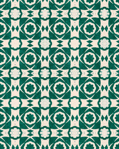 AEGEAN TILES Ultramarine Green Wallpaper (WP30050) by Mind The Gap