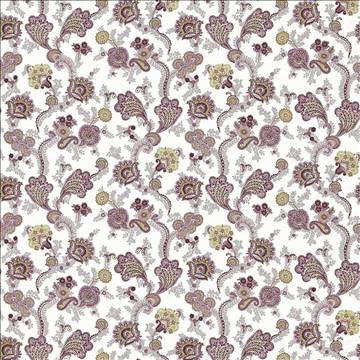 Afton Garden Damson by Kasmir Fabric 1427 100% Cotton TURKEY Not Tested H: 27 2/8 inches, V: 25 2/8 inches 55 - Fabric Carolina - Kasmir