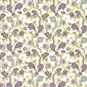 Afton Garden Tutti Frutti by Kasmir Fabric 1427 100% Cotton TURKEY Not Tested H: 27 2/8 inches, V: 25 2/8 inches 55 - Fabric Carolina - Kasmir