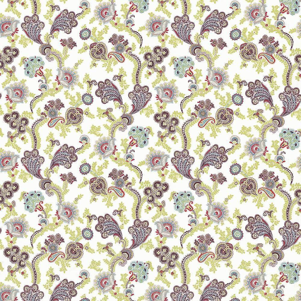 Afton Garden Tutti Frutti by Kasmir Fabric 1427 100% Cotton TURKEY Not Tested H: 27 2/8 inches, V:25 2/8 inches 55 - Fabric Carolina - Kasmir