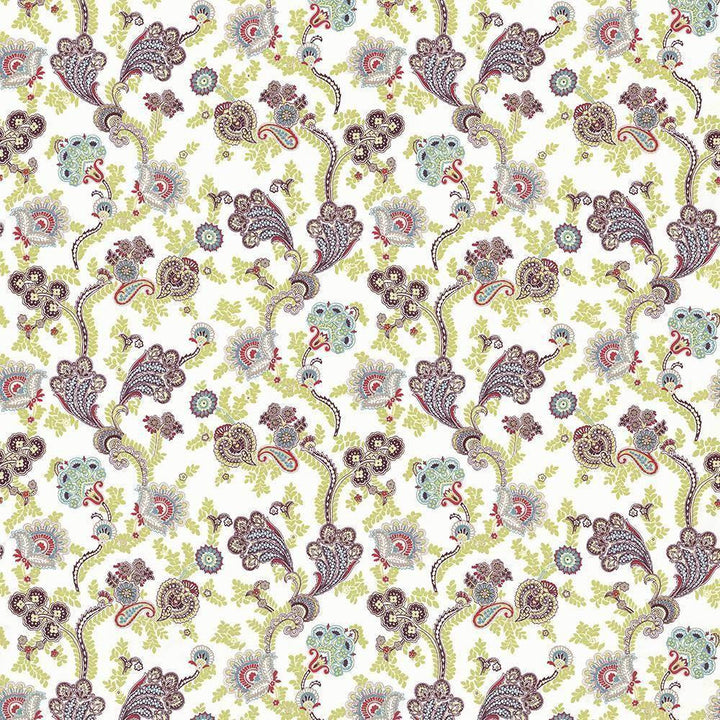 Afton Garden Tutti Frutti by Kasmir Fabric 1427 100% Cotton TURKEY Not Tested H: 27 2/8 inches, V:25 2/8 inches 55 - Fabric Carolina - Kasmir