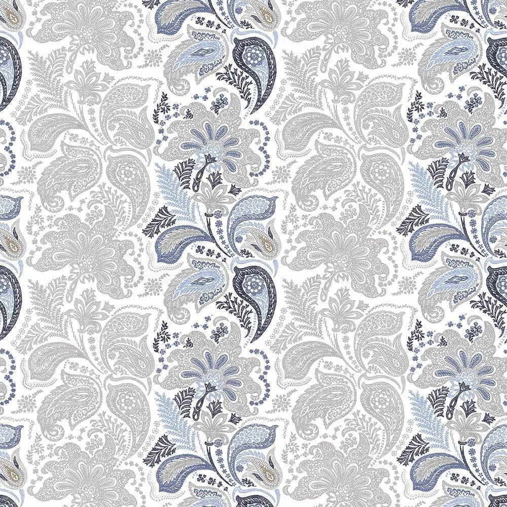 Afton Stripe Pacific by Kasmir Fabric 1427 100% Cotton
 TURKEY Not Tested </p><p>Repeat: Horizontal: 27 2/8 inches and Vertical: 25 2/8 inches 55 - Fabric Carolina -