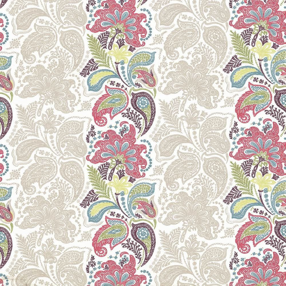 Afton Stripe Tutti Frutti by Kasmir Fabric 1427 100% Cotton
 TURKEY Not Tested </p><p>Repeat: Horizontal: 27 2/8 inches and Vertical: 25 2/8 inches 55 - Fabric Carolina -