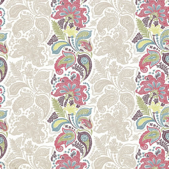 Afton Stripe Tutti Frutti  by Kasmir Fabric See sample 100% Cotton
 TURKEY Not Tested </p><p>Repeat: Horizontal: 27 2/8 inches and Vertical: 25 2/8 inches 55  - Fabric Carolina -