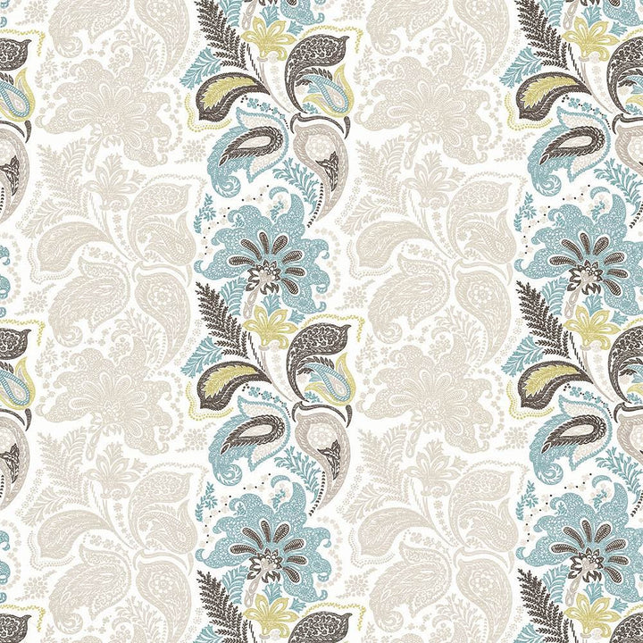 Afton Stripe Aqua by Kasmir Fabric 1427 100% Cotton
 TURKEY </p><p>Repeat: Horizontal: 27 2/8 inches and Vertical: 25 2/8 inches 55 - Fabric Carolina -