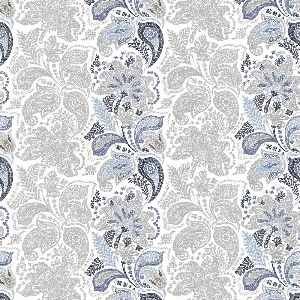 Afton Stripe Pacific by Kasmir Fabric 1427 100% Cotton
 TURKEY </p><p>Repeat: Horizontal: 27 2/8 inches and Vertical: 25 2/8 inches 55 - Fabric Carolina -
