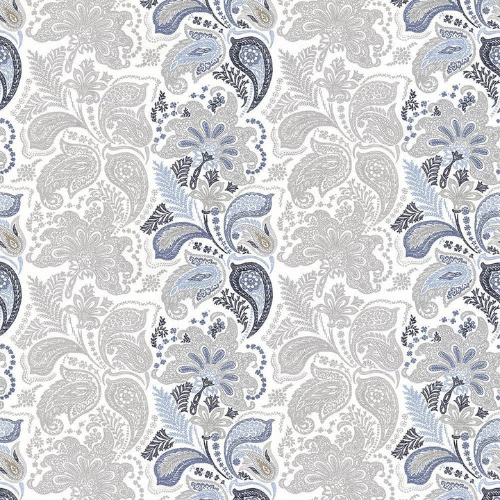 Afton Stripe Pacific by Kasmir Fabric 1427 100% Cotton
 TURKEY </p><p>Repeat: Horizontal: 27 2/8 inches and Vertical: 25 2/8 inches 55 - Fabric Carolina -
