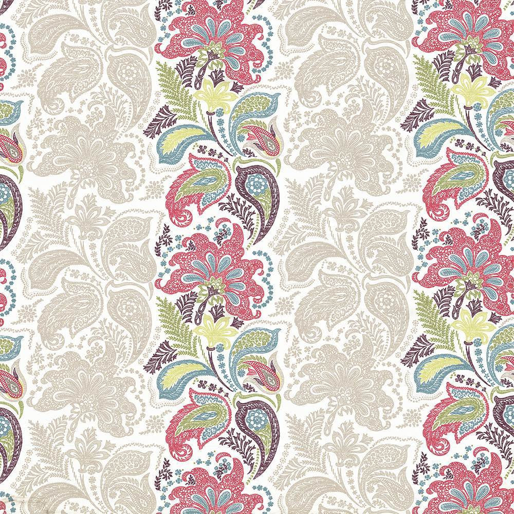 Afton Stripe Tutti Frutti by Kasmir Fabric 1427 100% Cotton
 TURKEY </p><p>Repeat: Horizontal: 27 2/8 inches and Vertical: 25 2/8 inches 55 - Fabric Carolina -