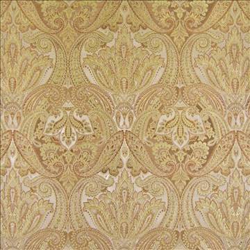Akbar Paisley Pecan by Kasmir Fabric 1389 60% Rayon 40% Polyester CHINA 18,000 Wyzenbeek Double Rubs H: 14 2/8 inches, V: 17 2/8 inches 56 - 59 - Fabric Carolina - Kasmir