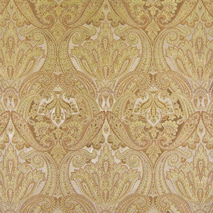 Akbar Paisley Pecan by Kasmir Fabric