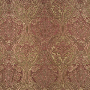 Akbar Paisley Terracotta by Kasmir Fabric